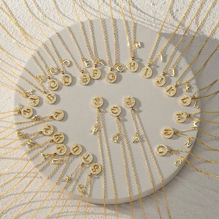 14K Gold Plated Customizable 26-Letter Disc Pendant Necklace - Personalized Jewelry with Gemstones
18K Gold Plated Personalized 26-Letter Disc Pendant Necklace - Timeless Gemstone Jewelry
14K Solid Gold Customizable 26-Letter Disc Pendant Necklace - Premium Personalized Gemstone Jewelry
18K Solid Gold Personalized 26-Letter Disc Pendant Necklace - Lasting Gemstone Jewelry