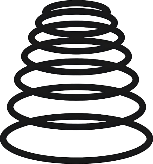SG8 - Stainless steel spray gun with Walther Pilot 8 spiral groove nozzles ,Circular uniform spray