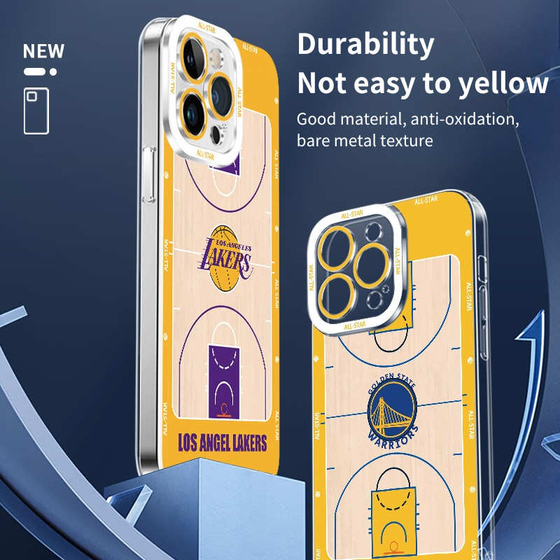 NBA Court Transparent Phone Case