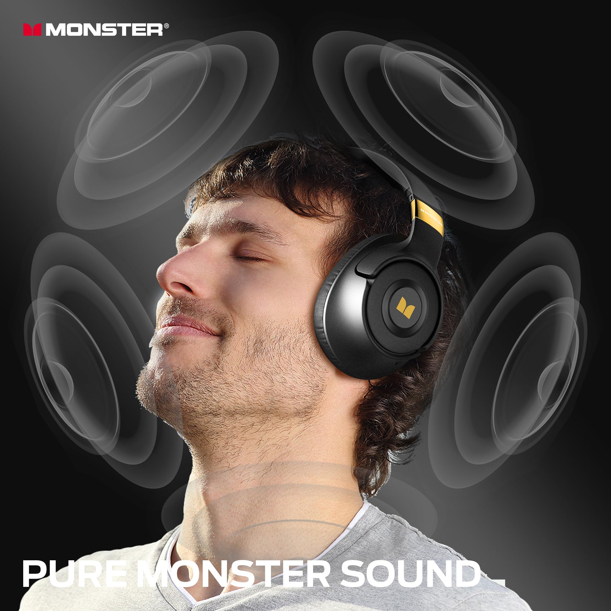 Monster Persona SE ANC Active Noise Cancelling Headphones（Black）- E67