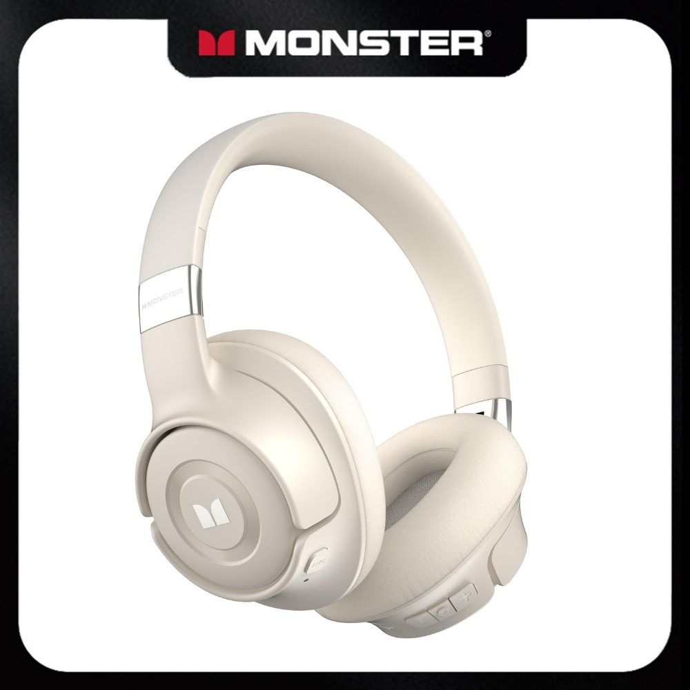 Monster Persona SE ANC Active Noise Cancelling Headphones（White）- E67