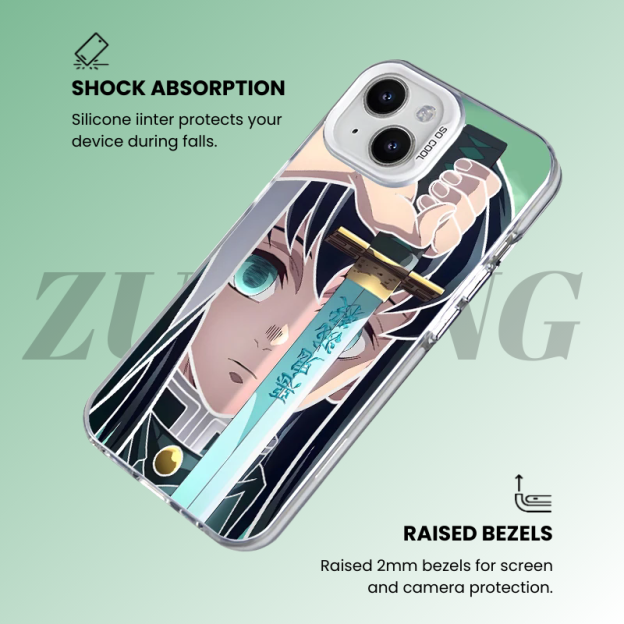 Demon Slayer Silver Line Phone Case