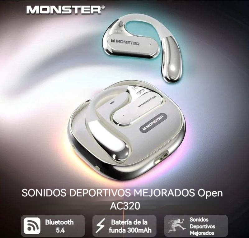 Monster AC320 Open-Ear Bluetooth 6.0