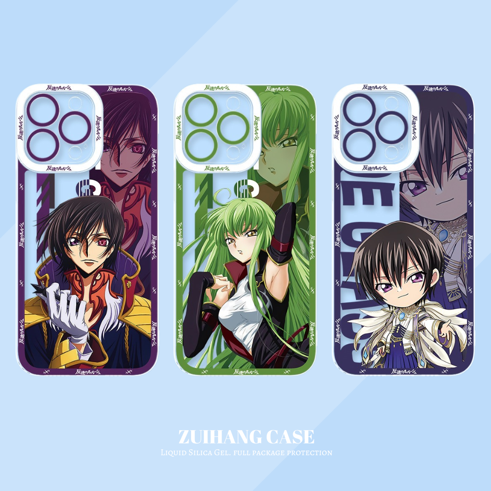 反叛的魯路修天使眼透明防摔軟殼