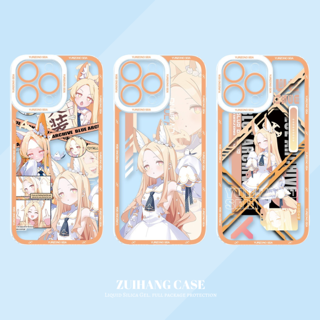 蔚藍檔案天使眼透明防摔軟殼