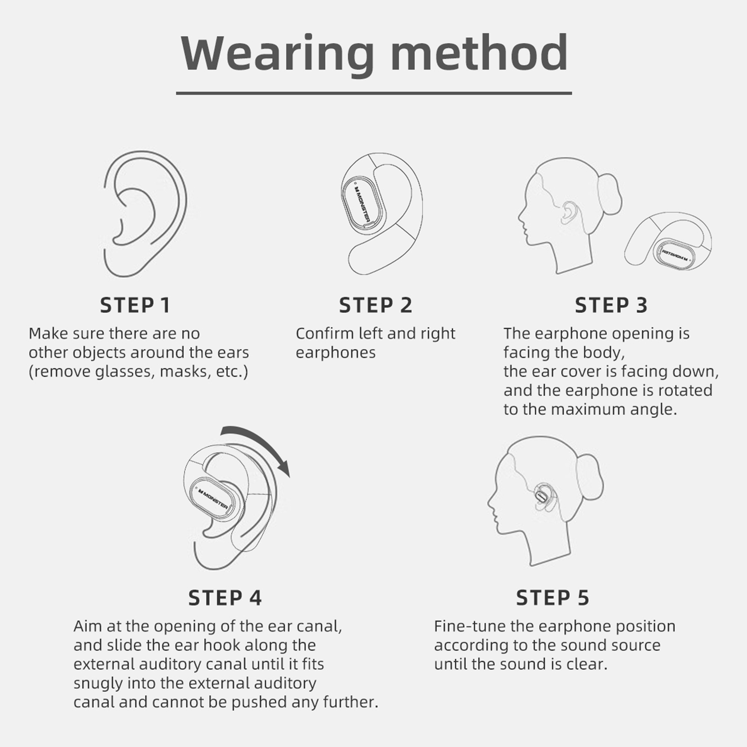 Monster AC530 Open-Ear Bluetooth 6.0