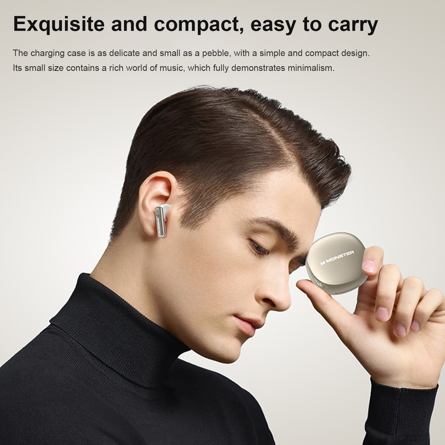 Monster N-Lite 209 Wireless Earbuds - AI-Powered Technology - Water Resistant IPX5