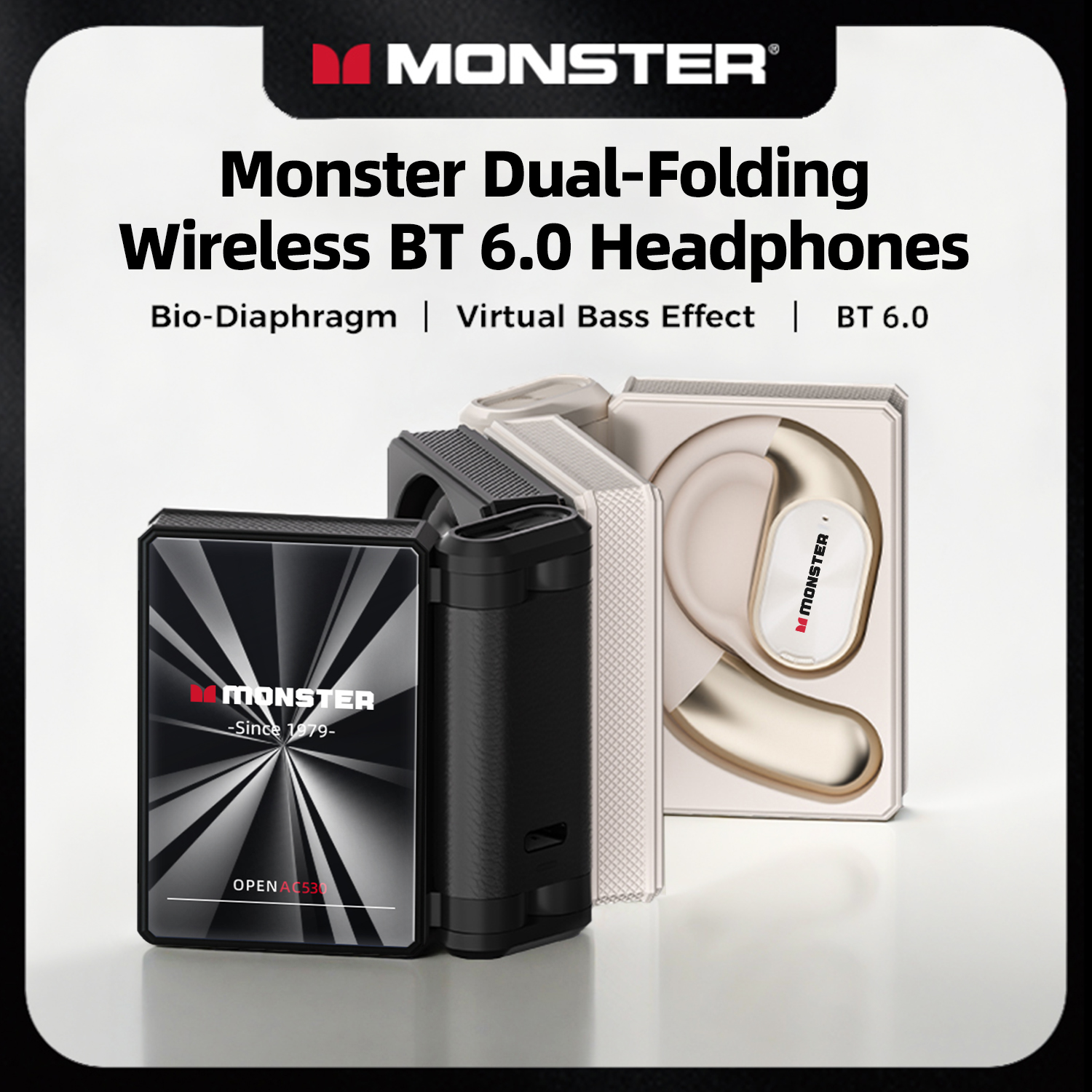 Monster AC530 Open-Ear Bluetooth 6.0