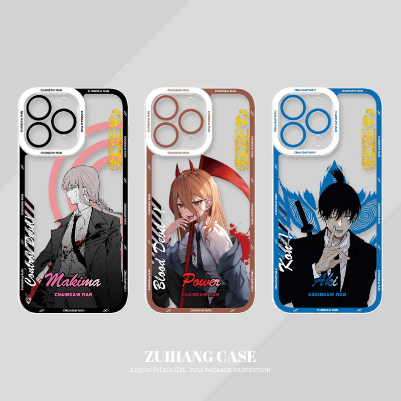 鏈鋸人天使眼透明防摔軟殼