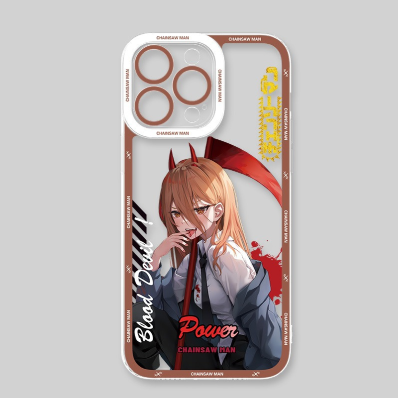 鏈鋸人天使眼透明防摔軟殼