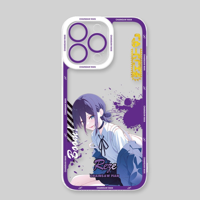 鏈鋸人天使眼透明防摔軟殼