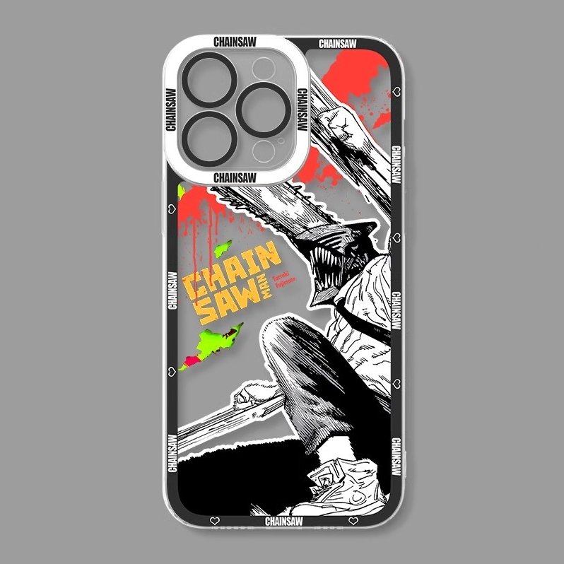 Chainsaw Man Transparent Phone Case