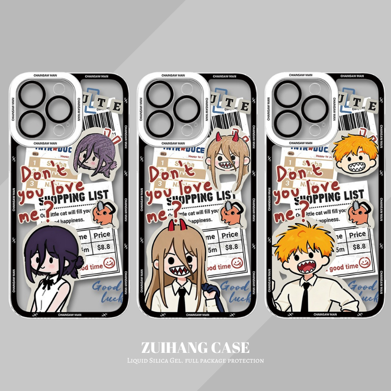 鏈鋸人天使眼透明防摔軟殼