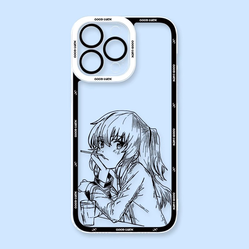 友利奈緒天使眼透明防摔軟殼