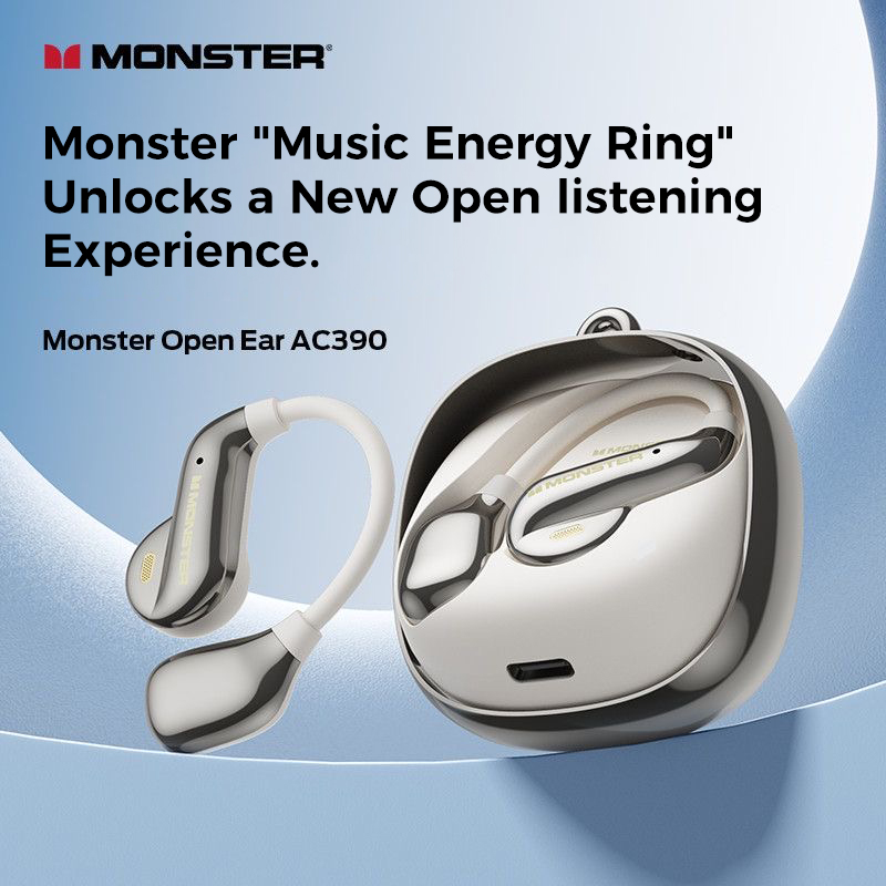 Monster AC390 Open-Ear Bluetooth 6.0