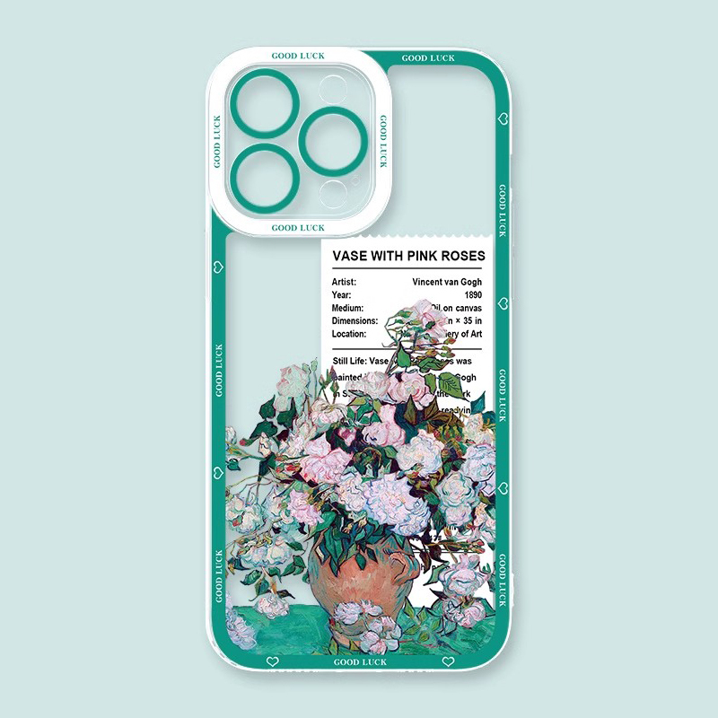 梵高星空天使眼透明防摔軟殼