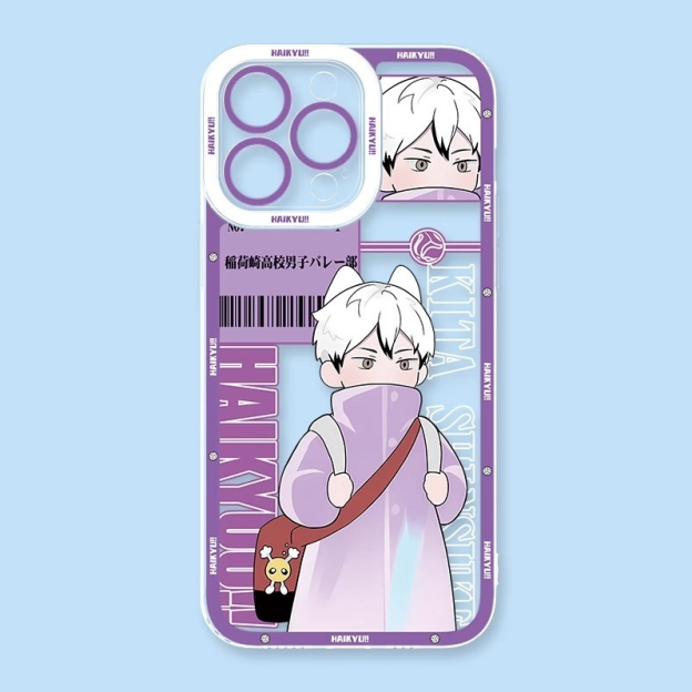 排球少年天使眼透明防摔軟殼