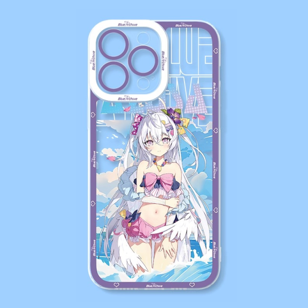 蘋果 系列蔚藍檔案天使眼透明防摔軟殼