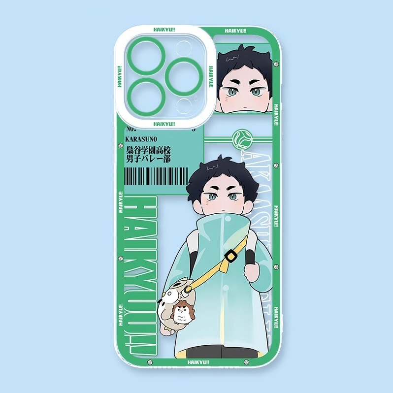 排球少年天使眼透明防摔軟殼