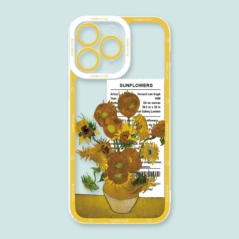 梵高星空天使眼透明防摔軟殼