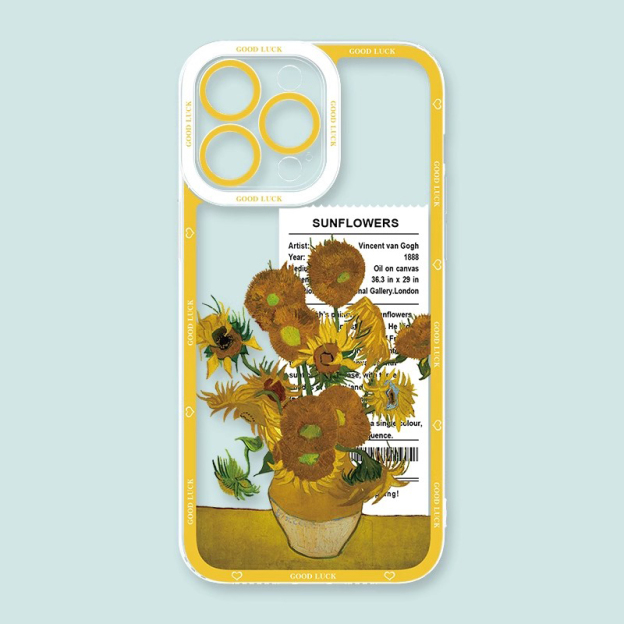 梵高星空天使眼透明防摔軟殼