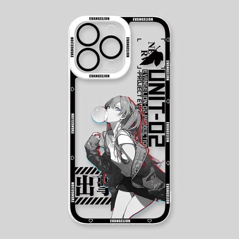 蘋果 系列eva新世紀福音戰士天使眼透明防摔軟殼