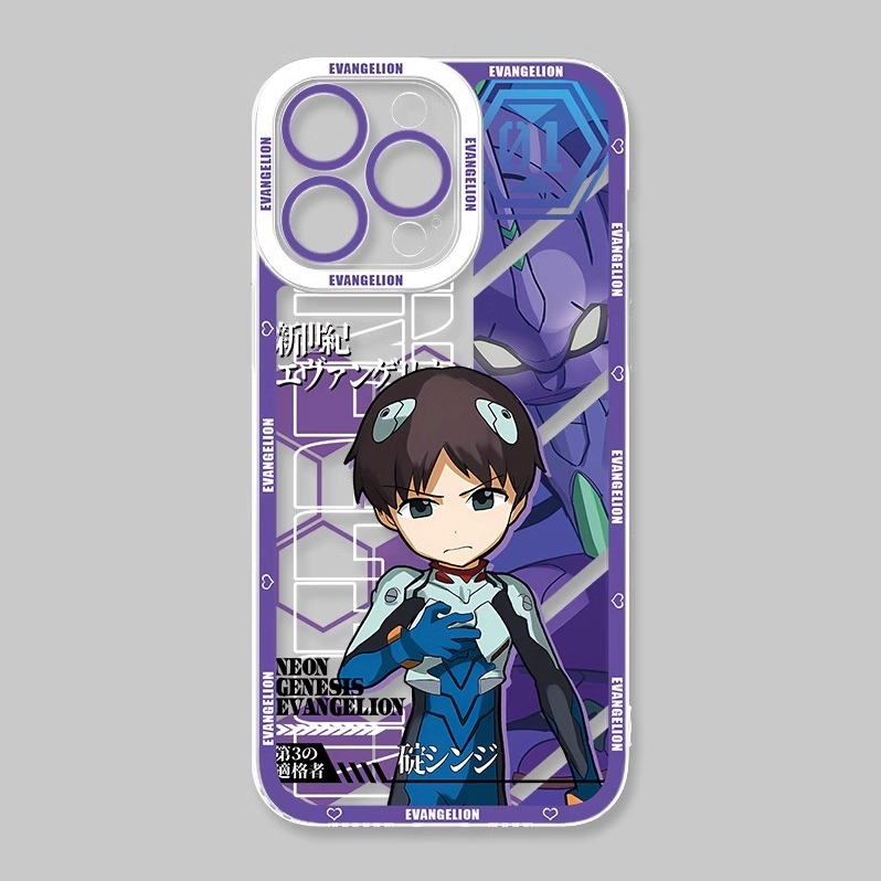 蘋果 系列eva新世紀福音戰士天使眼透明防摔軟殼