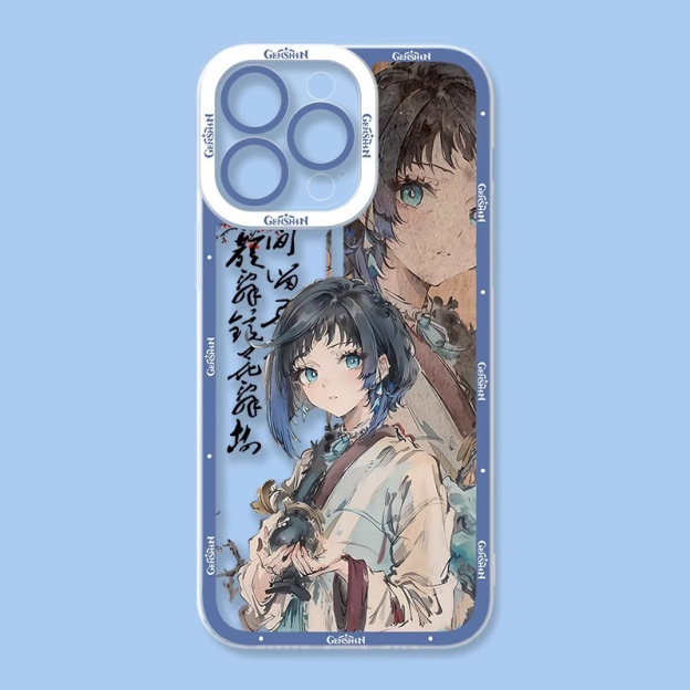 原神古風天使眼透明防摔軟殼