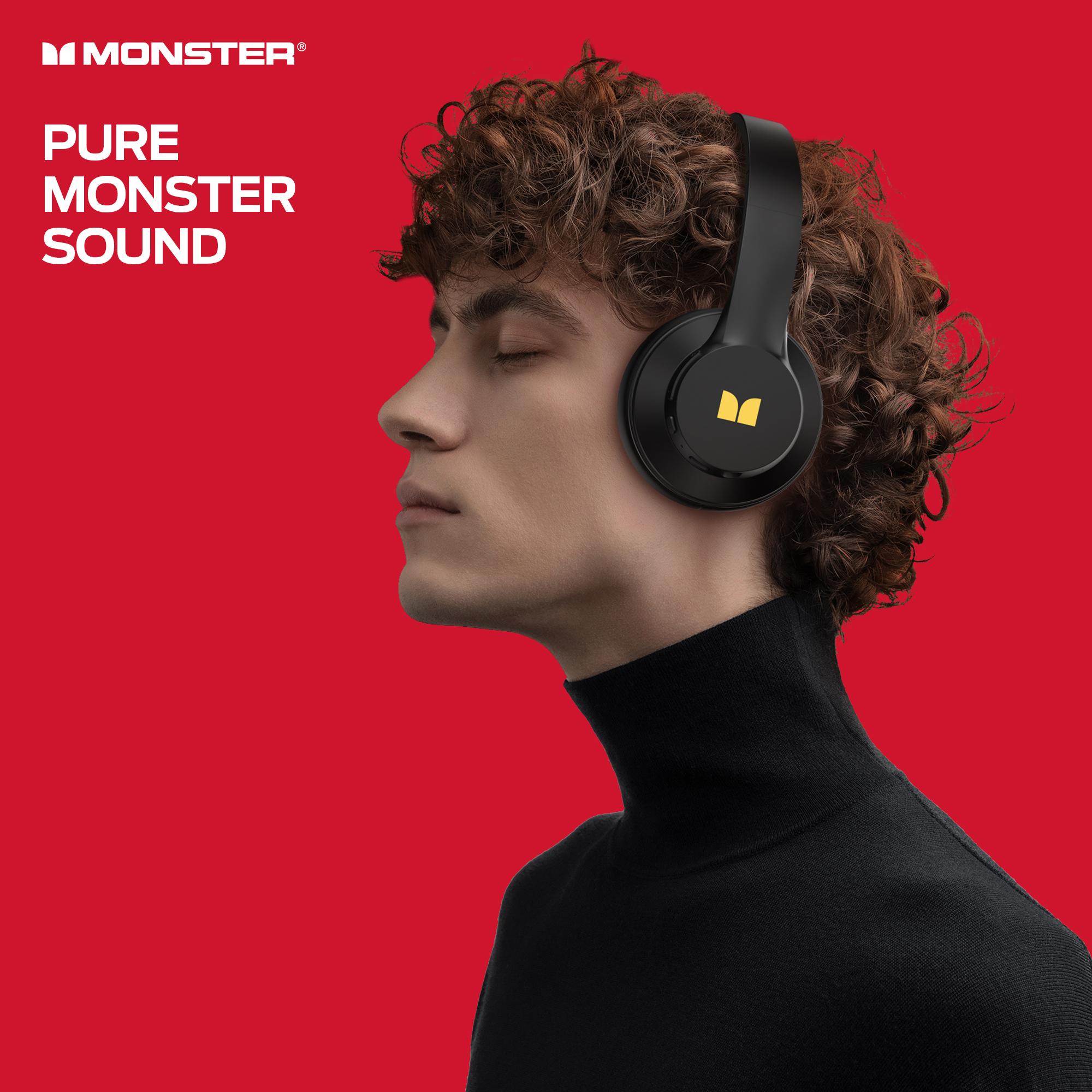 Monster Mission 100 Over Ear Headphones with Immersive Bass - E58