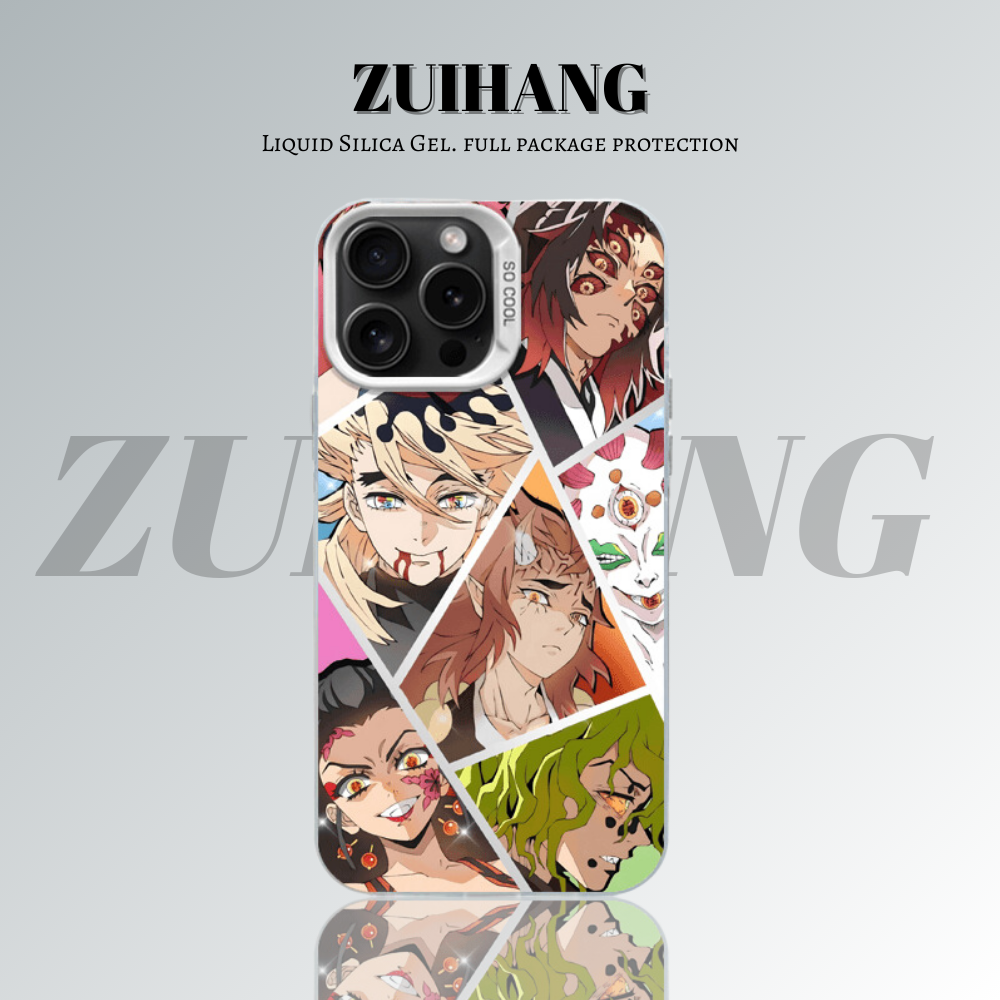 超人氣動漫遊戲彩銀漸變防摔手機殼