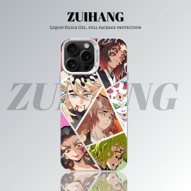 超人氣動漫遊戲彩銀漸變防摔手機殼