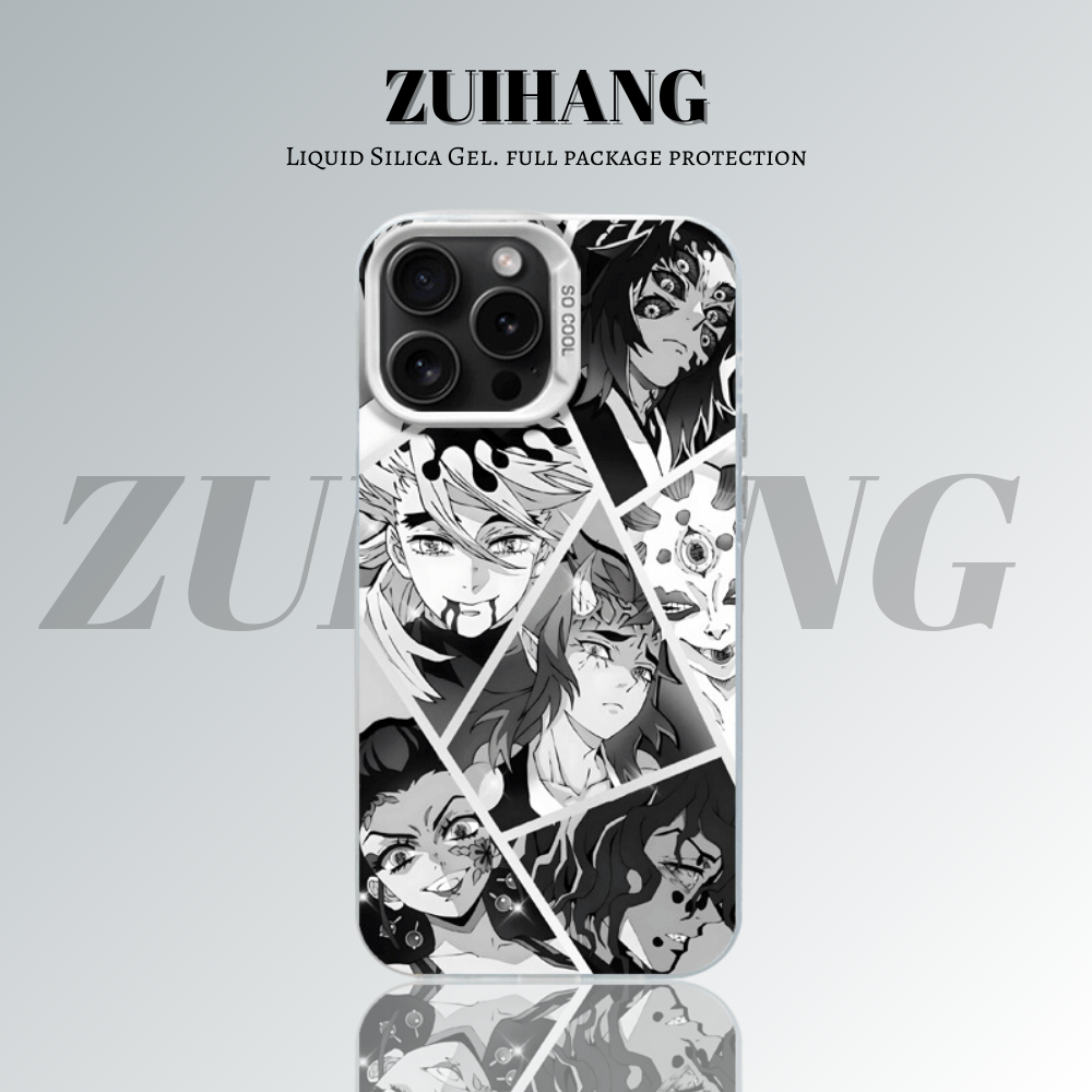 超人氣動漫遊戲彩銀漸變防摔手機殼