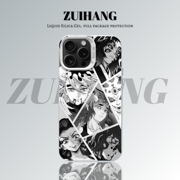 超人氣動漫遊戲彩銀漸變防摔手機殼