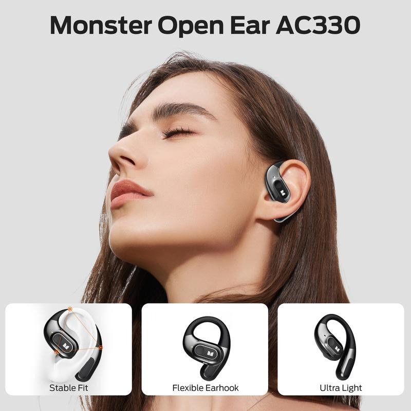 Monster AC330 Open-Ear Bluetooth 6.0
