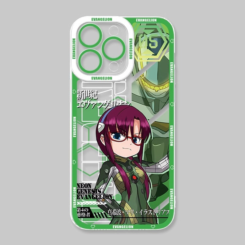 蘋果 系列eva新世紀福音戰士天使眼透明防摔軟殼