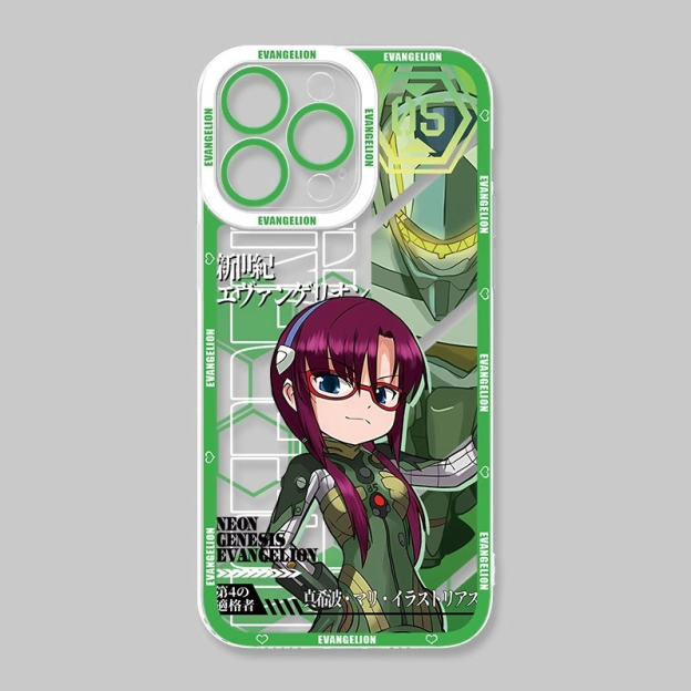 蘋果 系列eva新世紀福音戰士天使眼透明防摔軟殼