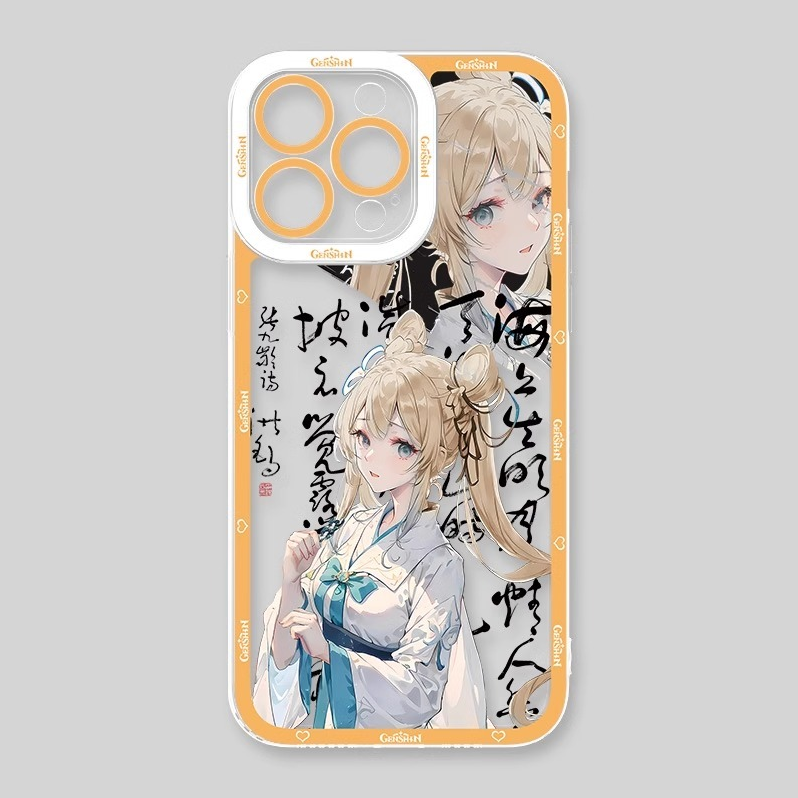 原神古風天使眼透明防摔軟殼