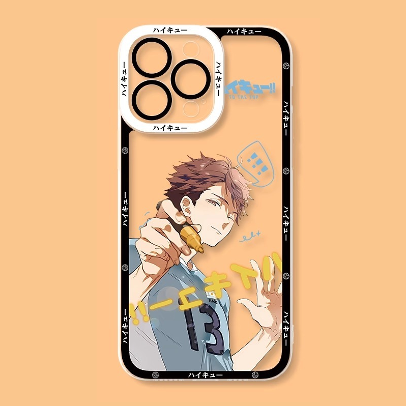 排球少年天使眼透明防摔軟殼