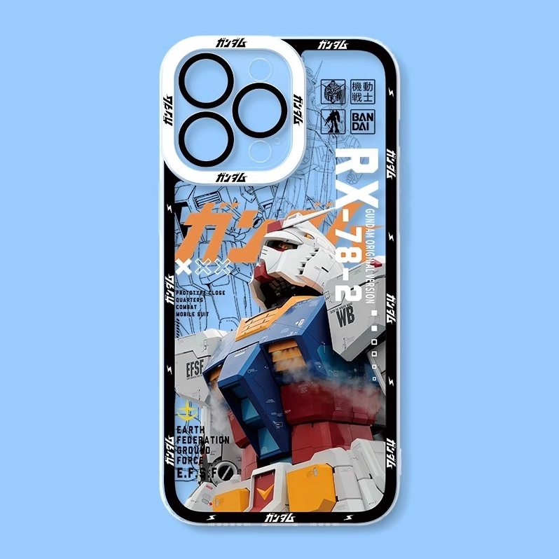 蘋果 系列機動戰士鋼彈天使眼透明防摔軟殼