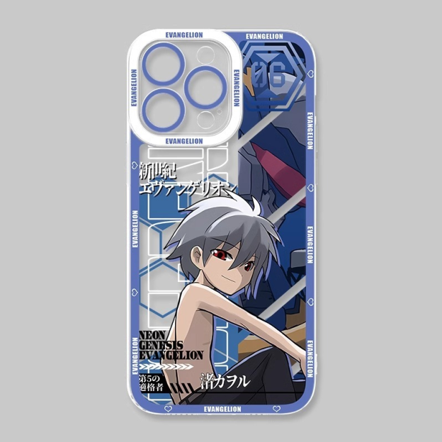 蘋果 系列eva新世紀福音戰士天使眼透明防摔軟殼