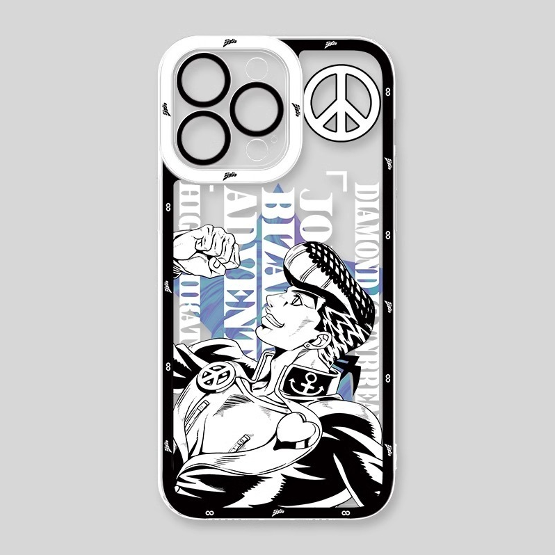 蘋果 系列JOJO的奇妙冒險天使眼透明防摔軟殼