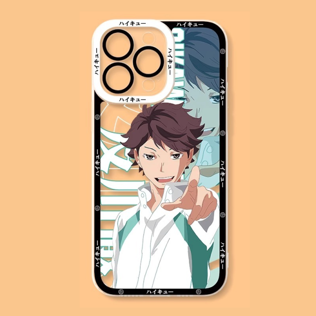 排球少年天使眼透明防摔軟殼