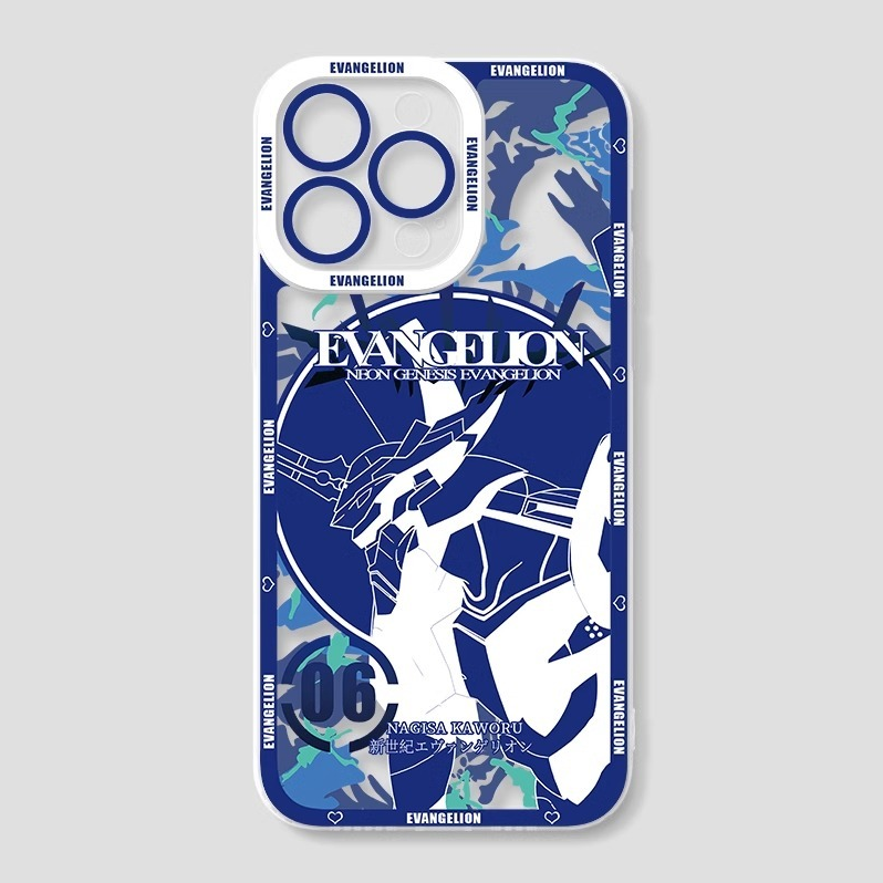蘋果 系列eva新世紀福音戰士天使眼透明防摔軟殼