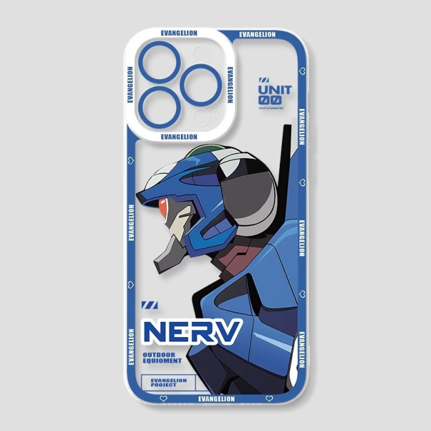 蘋果 系列eva新世紀福音戰士天使眼透明防摔軟殼