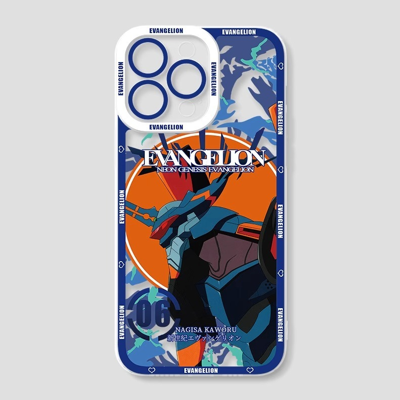蘋果 系列eva新世紀福音戰士天使眼透明防摔軟殼