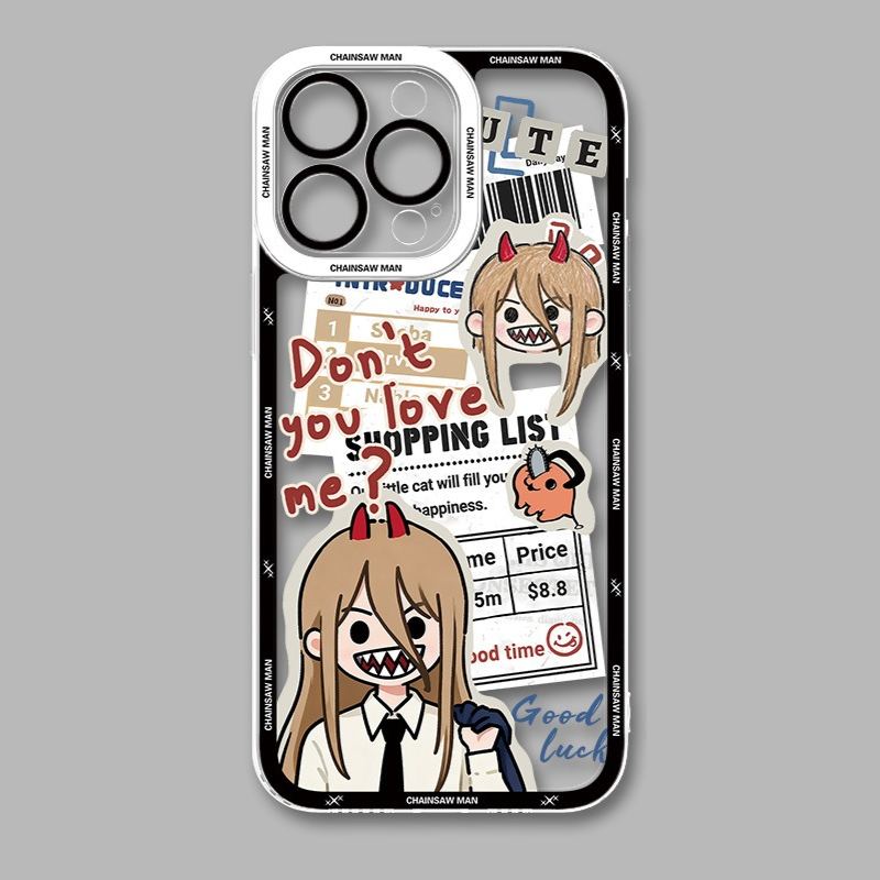 鏈鋸人天使眼透明防摔軟殼