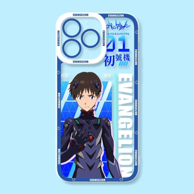 蘋果 系列eva新世紀福音戰士天使眼透明防摔軟殼
