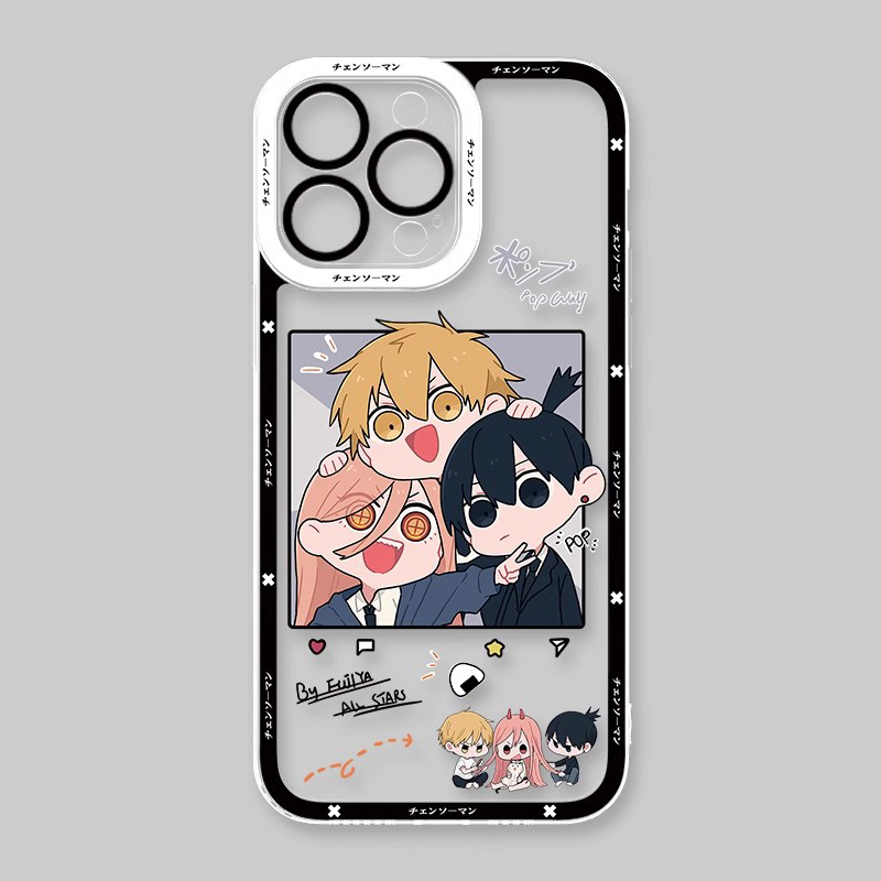 鏈鋸人天使眼透明防摔軟殼