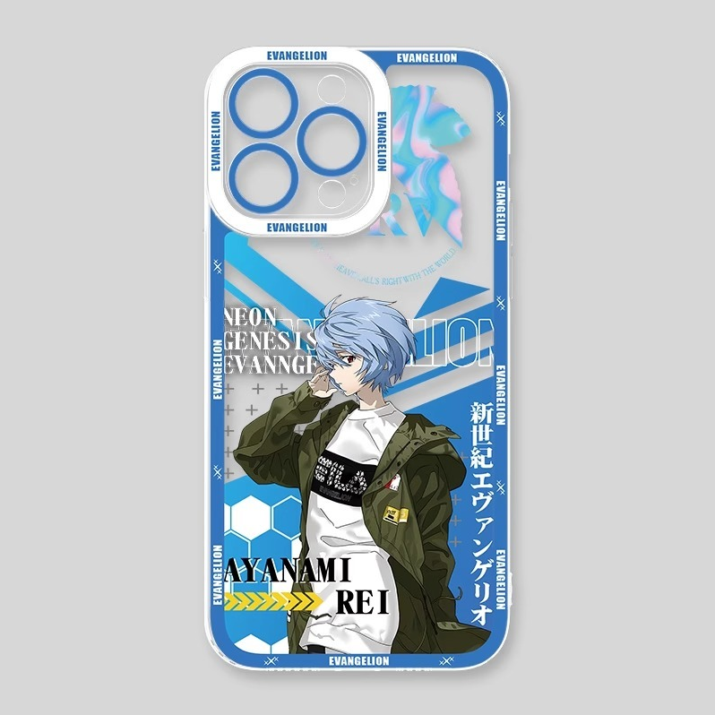 蘋果 系列eva新世紀福音戰士天使眼透明防摔軟殼