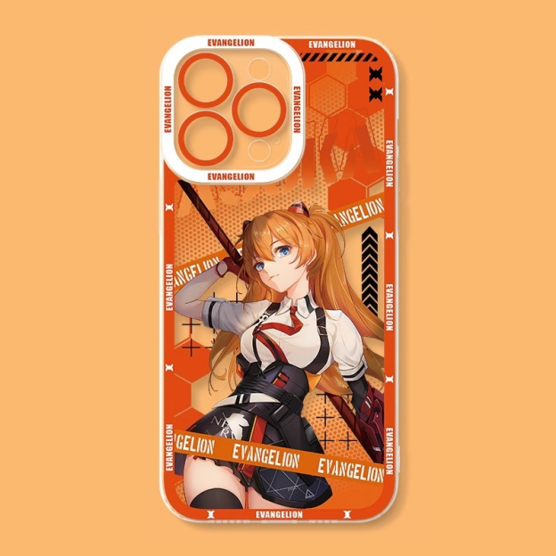 蘋果 系列eva新世紀福音戰士天使眼透明防摔軟殼